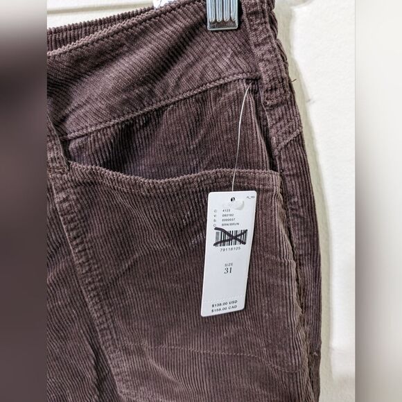 Anthropologie Pilcro the wanderer corduroy cargo pants size 31 brown - Picture 8 of 10